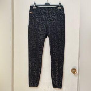2/$25 Black Patterned Leggings